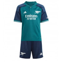 Camisa de time de futebol Arsenal Benjamin White #4 Replicas 3º Equipamento Infantil 2023-24 Manga Curta (+ Calças curtas)